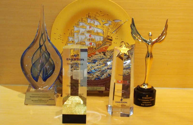 星空(中国)荣获艾默生颁发的五大奖项